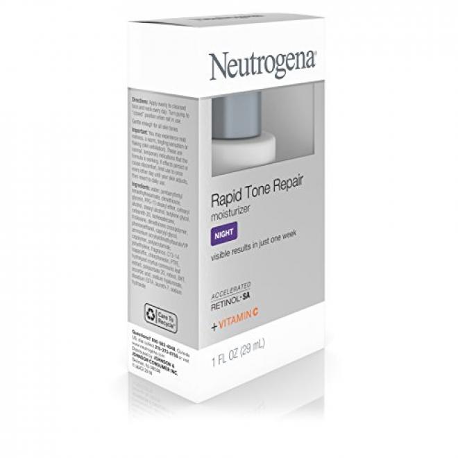 Neutrogena 露得清 rapid tone repair速效美白均匀肤色A醇+VC保湿晚霜