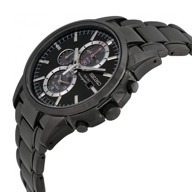 SEIKO 精工 SSC095 男款太阳能腕表