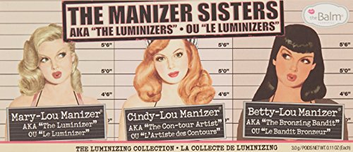 直邮--The Balm The Manizer Sisters 三色高光修容