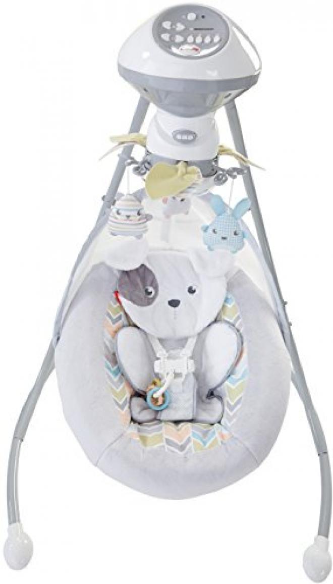 Fisher-Price 费雪 可爱小狗婴儿摇床