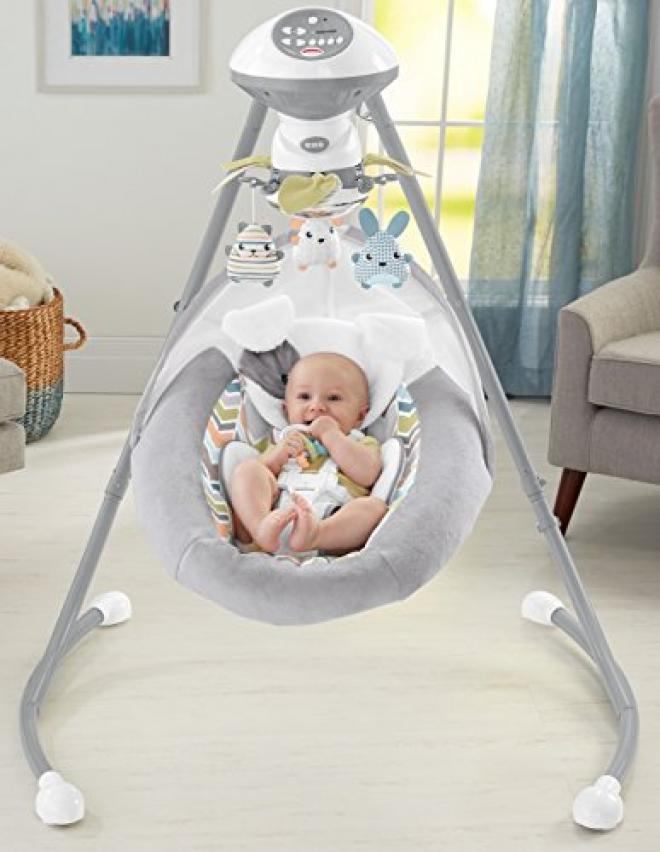 Fisher-Price 费雪 可爱小狗婴儿摇床