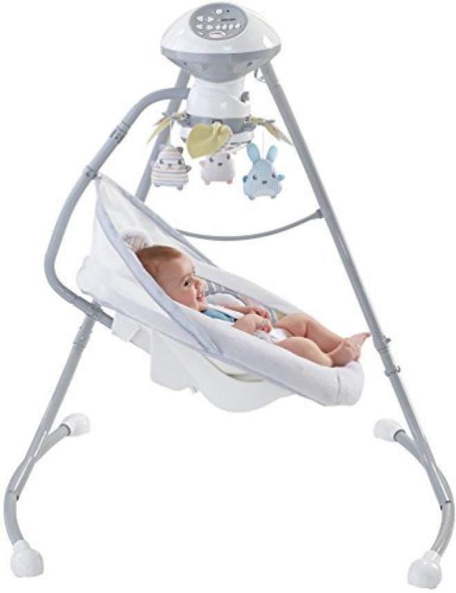 Fisher-Price 费雪 可爱小狗婴儿摇床