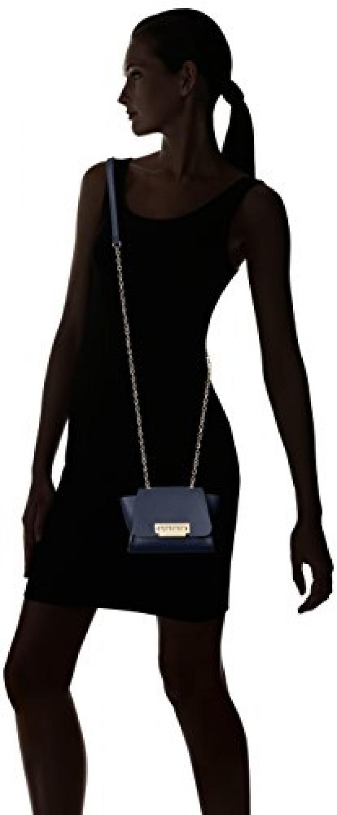ZAC Zac Posen Eartha Iconic Mini 女士真皮斜挎包