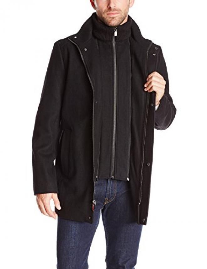 Calvin Klein Car Coat 男士羊毛大衣