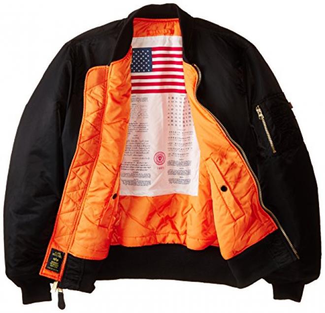 ALPHA INDUSTRIES MA-1 Blood 男士飞行夹克
