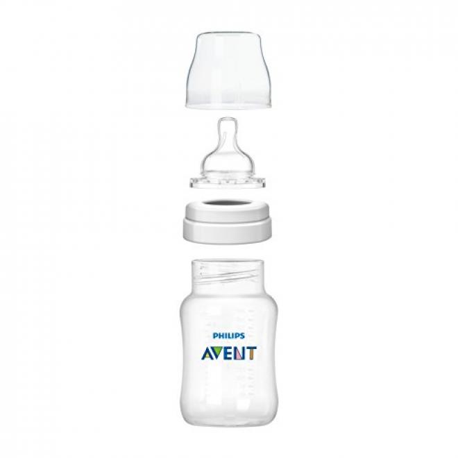 AVENT 新安怡 高级经典系列宽口PP奶瓶 SCF563/17 260ml*3只