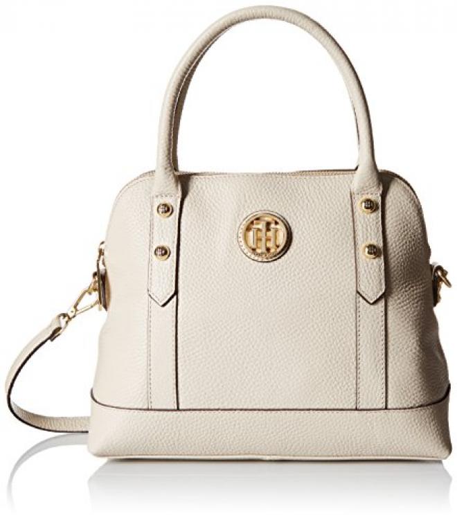 Tommy Hilfiger Hadley Dome 女士真皮手提包