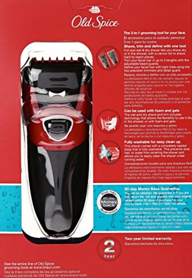 BRAUN 博朗 320S-4 电动剃须刀 Old Spice 红色版