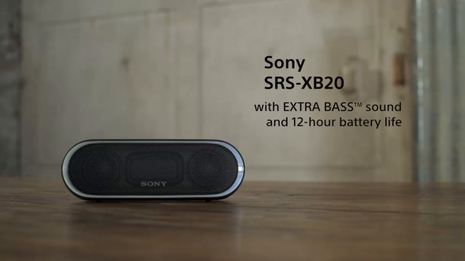 SONY 索尼 SRS-XB20 无线蓝牙音箱