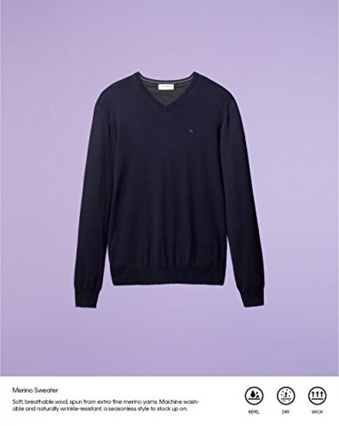 Calvin Klein Merino Solid 男士针织衫