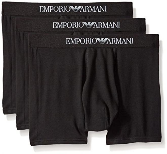 Emporio Armani Cotton Boxer Briefs 男士内裤 3条装