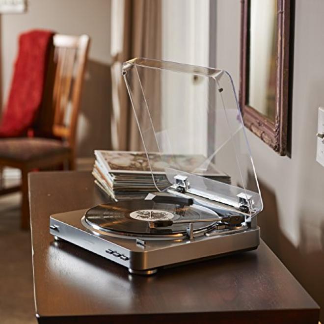 audio-technica 铁三角 AT-LP60 黑胶唱机 银色