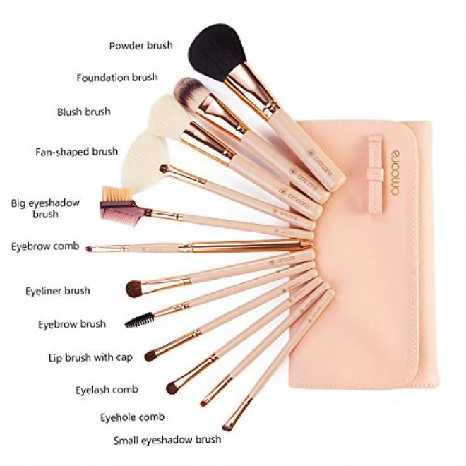 amoore Makeup Brush set