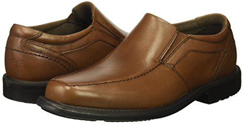 ROCKPORT 乐步 Style Crew Moc Toe 男士休闲皮鞋
