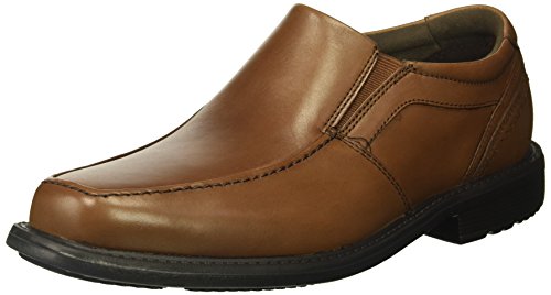 ROCKPORT 乐步 Style Crew Moc Toe 男士休闲皮鞋