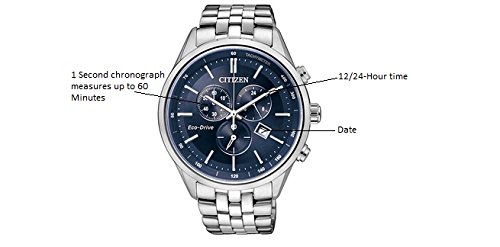 CITIZEN 西铁城 Sapphire Collection AT2141-52L 男款光能动腕表