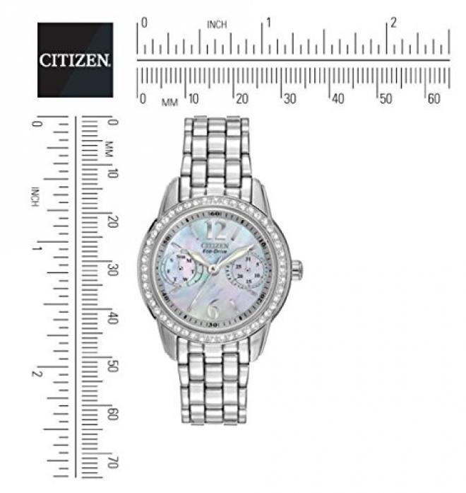 CITIZEN 西铁城 FD1030-56Y 珍珠贝母 女士光动能腕表
