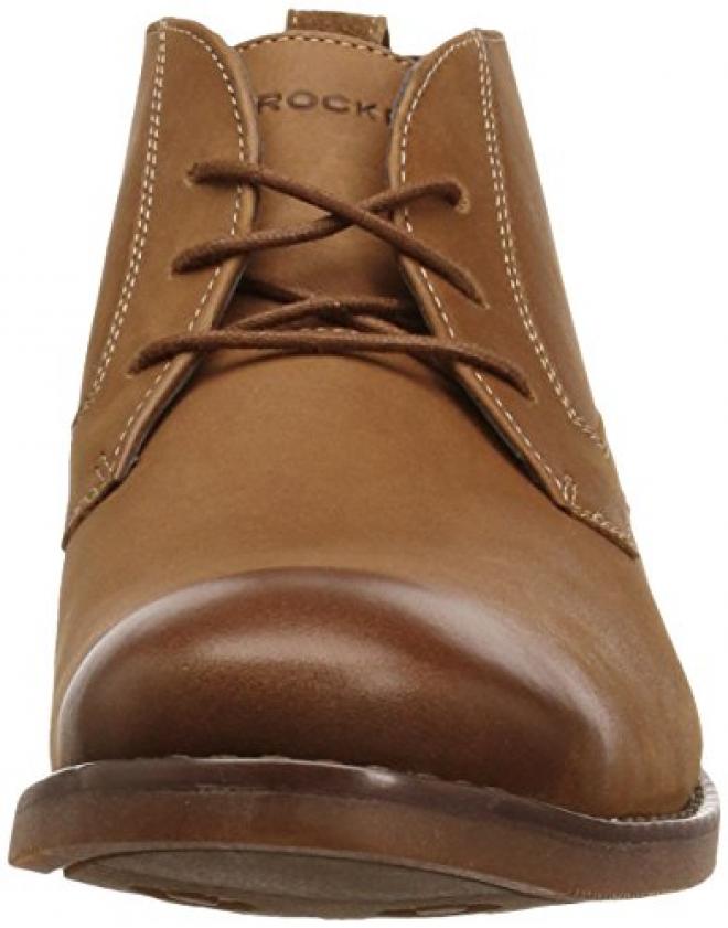 ROCKPORT 乐步 Karwin Chukka 男士真皮休闲鞋