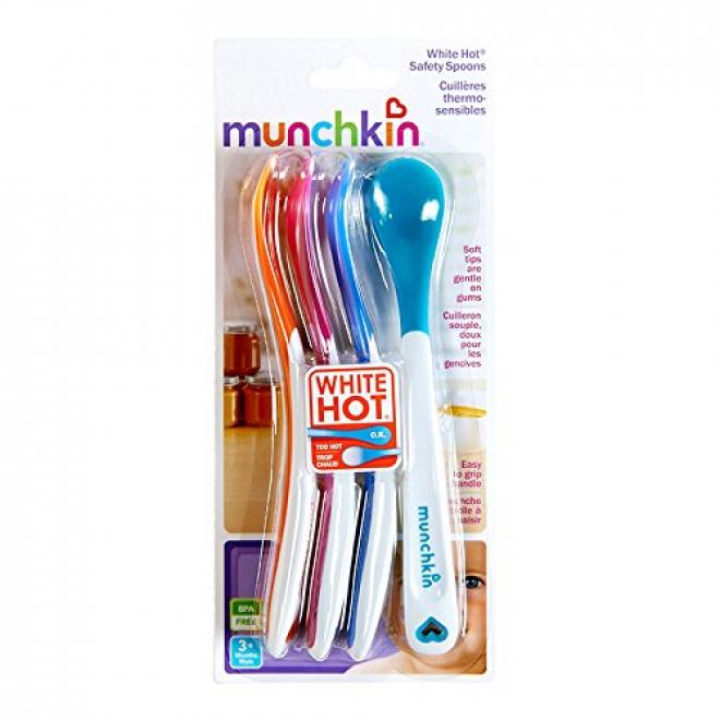 Munchkin 麦肯奇White Hot Infant Safety Spoons宝宝汤匙