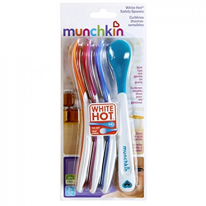 Munchkin 麦肯奇White Hot Infant Safety Spoons宝宝汤匙