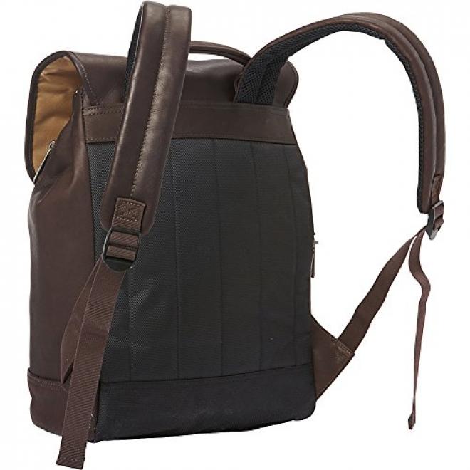 KENNETH COLE REACTION Colombian Leather Single Gusset 真皮双肩包