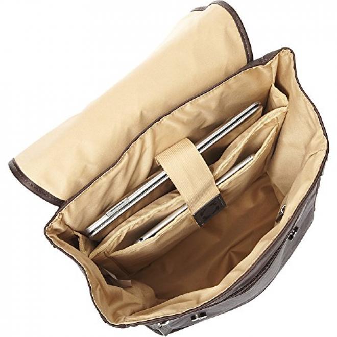 KENNETH COLE REACTION Colombian Leather Single Gusset 真皮双肩包