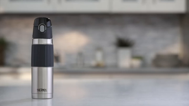 Thermos 膳魔师 Vacuum 双层不锈钢运动保温水壶 530ml
