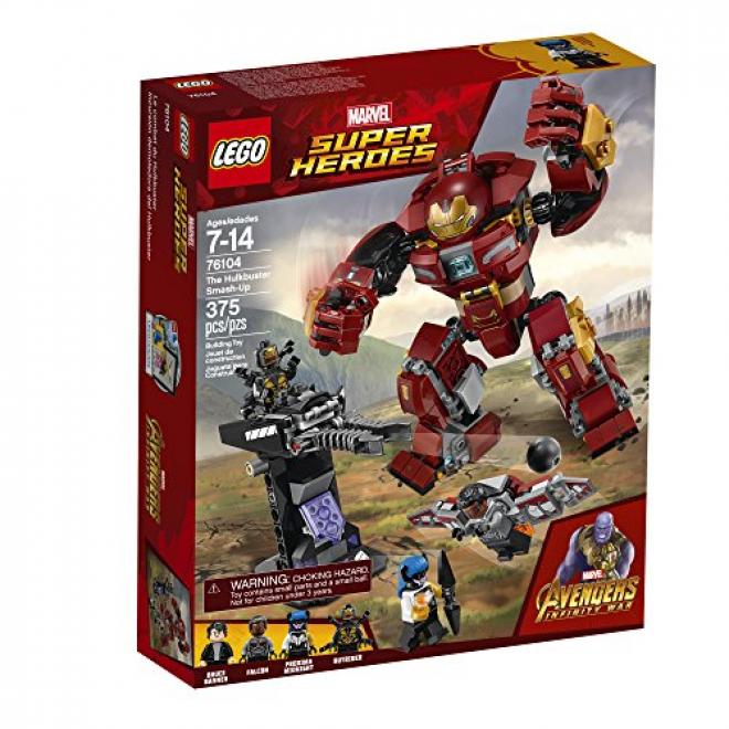 LEGO 乐高 超级英雄系列 76104 钢铁侠反浩克装甲