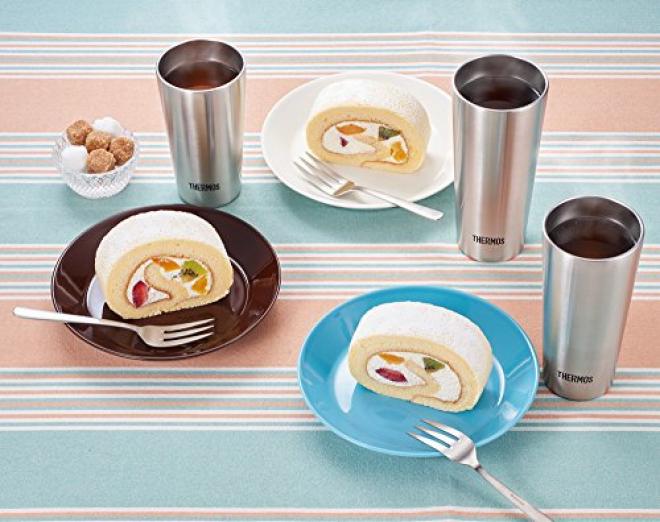 THERMOS 膳魔师 JDI-400P 保温保冷杯 2个装 400ml