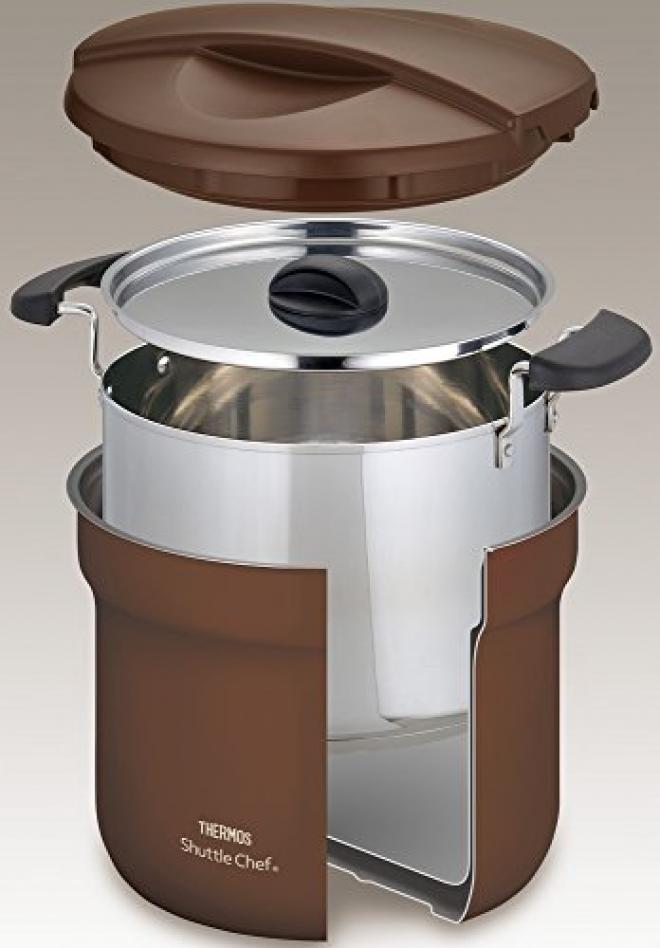 THERMOS 膳魔师 KBF-4501 真空无火保温焖烧锅 4.3L