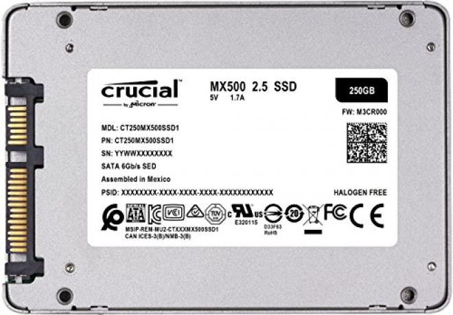 Crucial MX500 固态硬盘 250GB