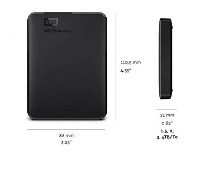 WD Elements 4 TB外置桌面硬盘