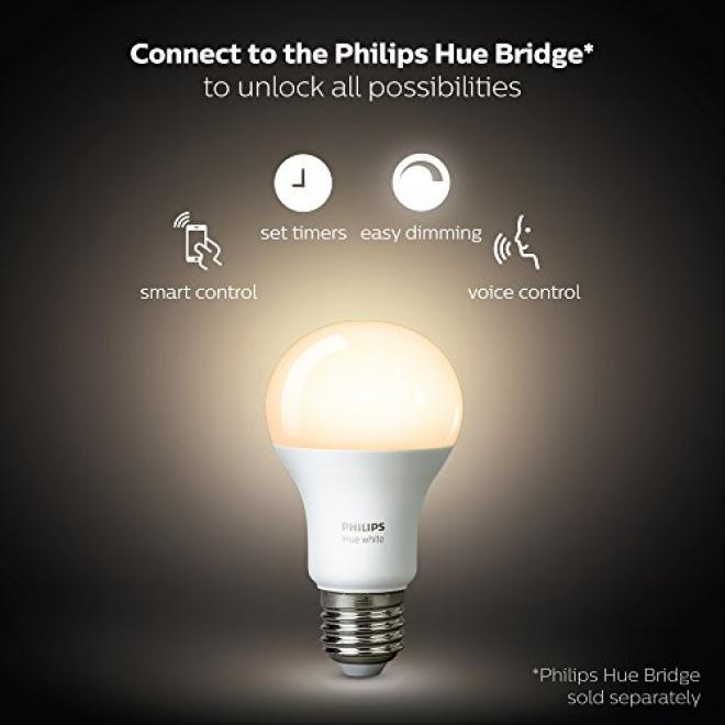 Philips 飞利浦 A19  60W 智能LED灯泡