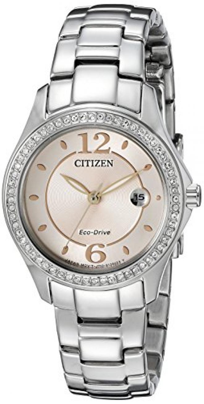 CITIZEN 西铁城 FE1140-86X 施华洛世奇 女士光动能腕表