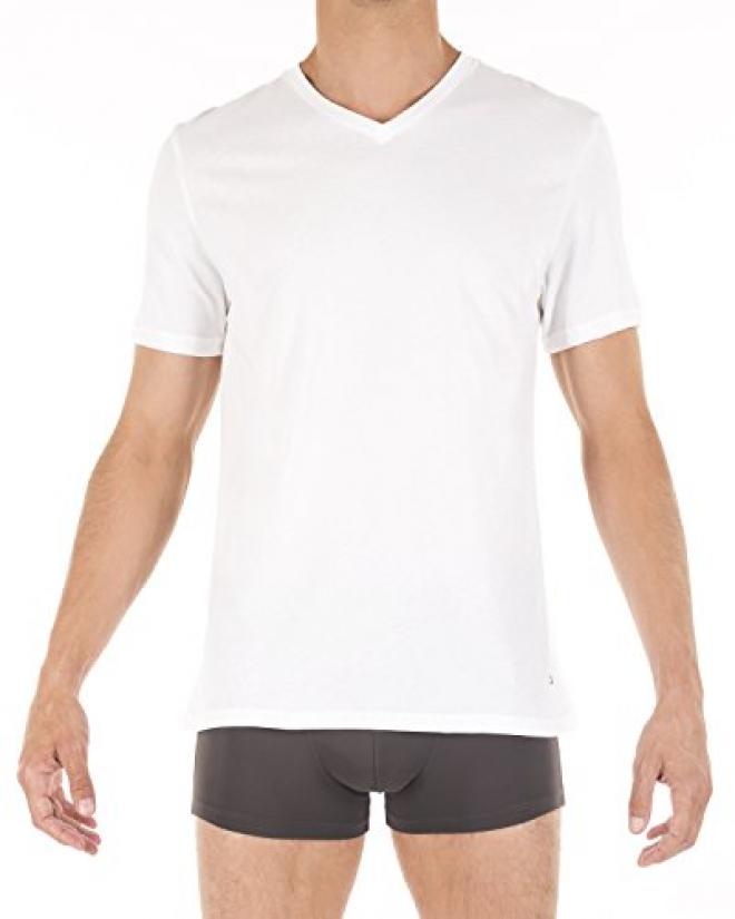 TOMMY HILFIGER 汤米希尔费格 Classics V-Neck 男士短袖3件装