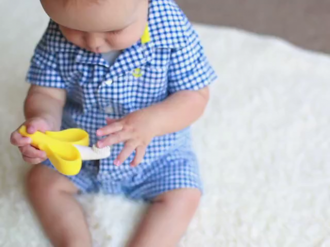 Baby Banana 香蕉宝宝婴儿牙刷牙胶