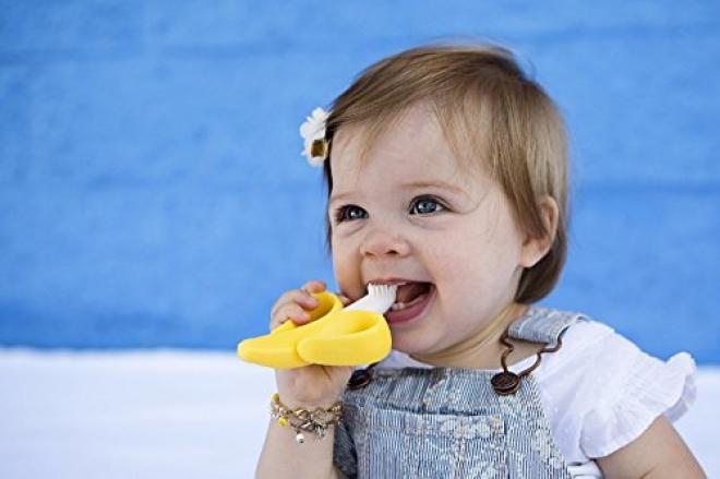 Baby Banana 香蕉宝宝婴儿牙刷牙胶