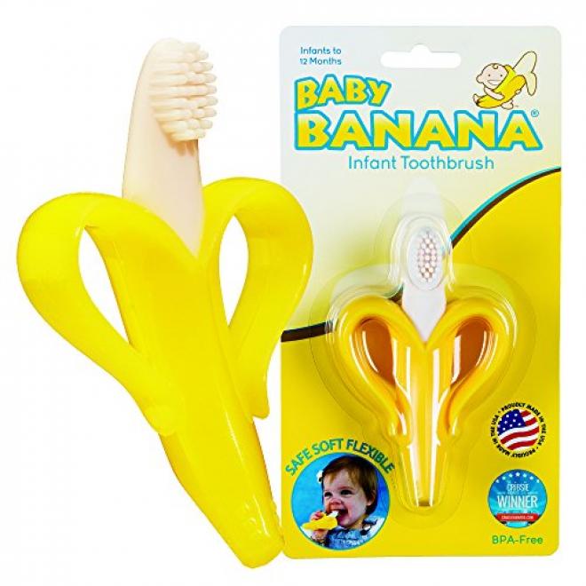 Baby Banana 香蕉宝宝婴儿牙刷牙胶