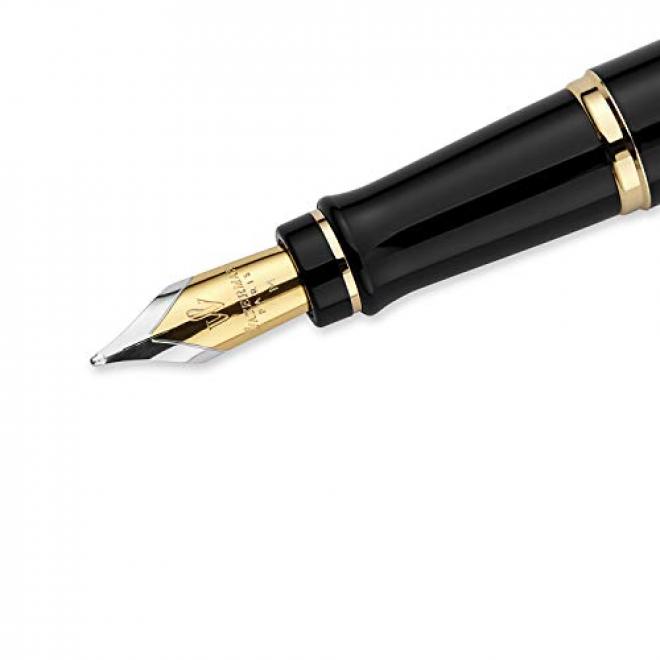 Waterman 威迪文 Expert权威丽雅系列 黑色金夹 钢笔 M尖