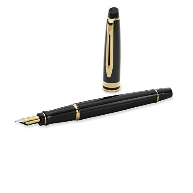 Waterman 威迪文 Expert权威丽雅系列 黑色金夹 钢笔 M尖
