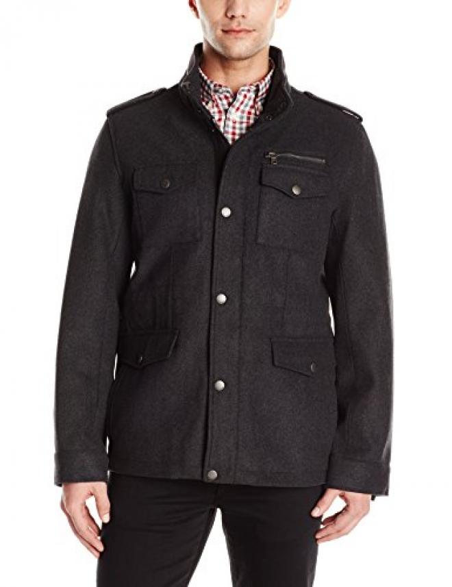 TOMMY HILFIGER 汤米希尔费格 156AP146 男士混纺羊毛外套