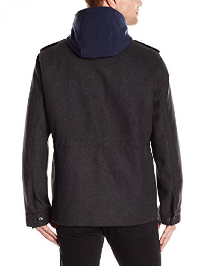TOMMY HILFIGER 汤米希尔费格 156AP146 男士混纺羊毛外套