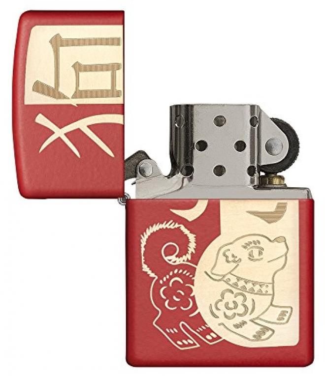 ZIPPO 之宝 Chinese Zodiac 十二生肖狗 打火机