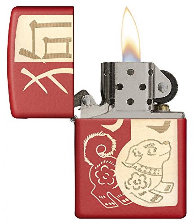 ZIPPO 之宝 Chinese Zodiac 十二生肖狗 打火机
