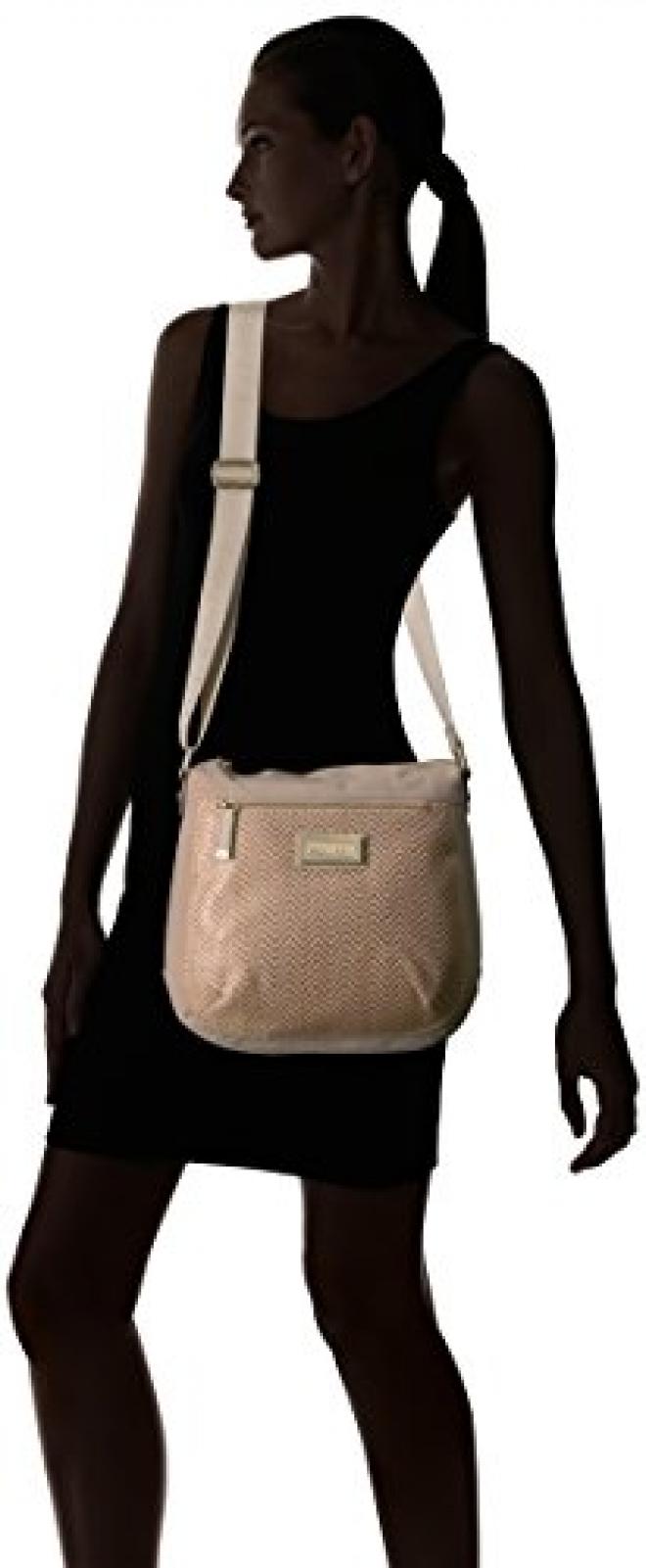 CALVIN KLEIN 卡尔文克莱 Raffia H6AFL1CW 女士单肩斜挎包