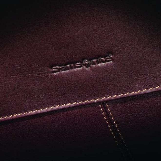 Samsonite 新秀丽 Colombian Leather Flapover 男款公文包