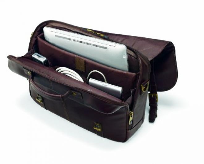 Samsonite 新秀丽 Colombian Leather Flapover 男款公文包