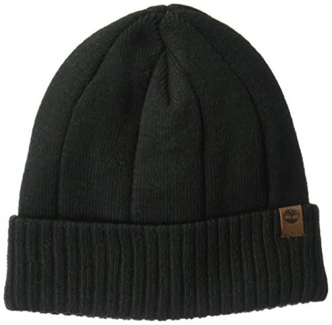 Timberland 添柏岚 Heathered Ribbed Watchcap 男士针织帽