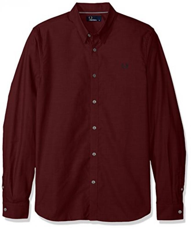 FRED PERRY 佛莱德派瑞 Tape Detail 男士纯棉衬衫