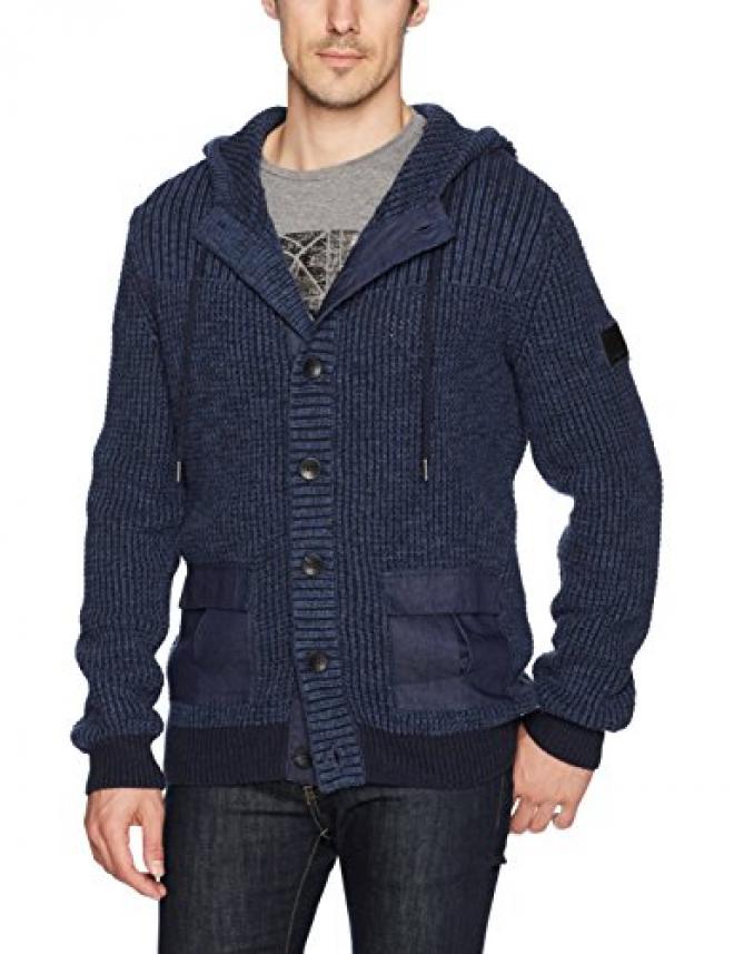 Calvin Klein Jeans 男士带帽针织衫